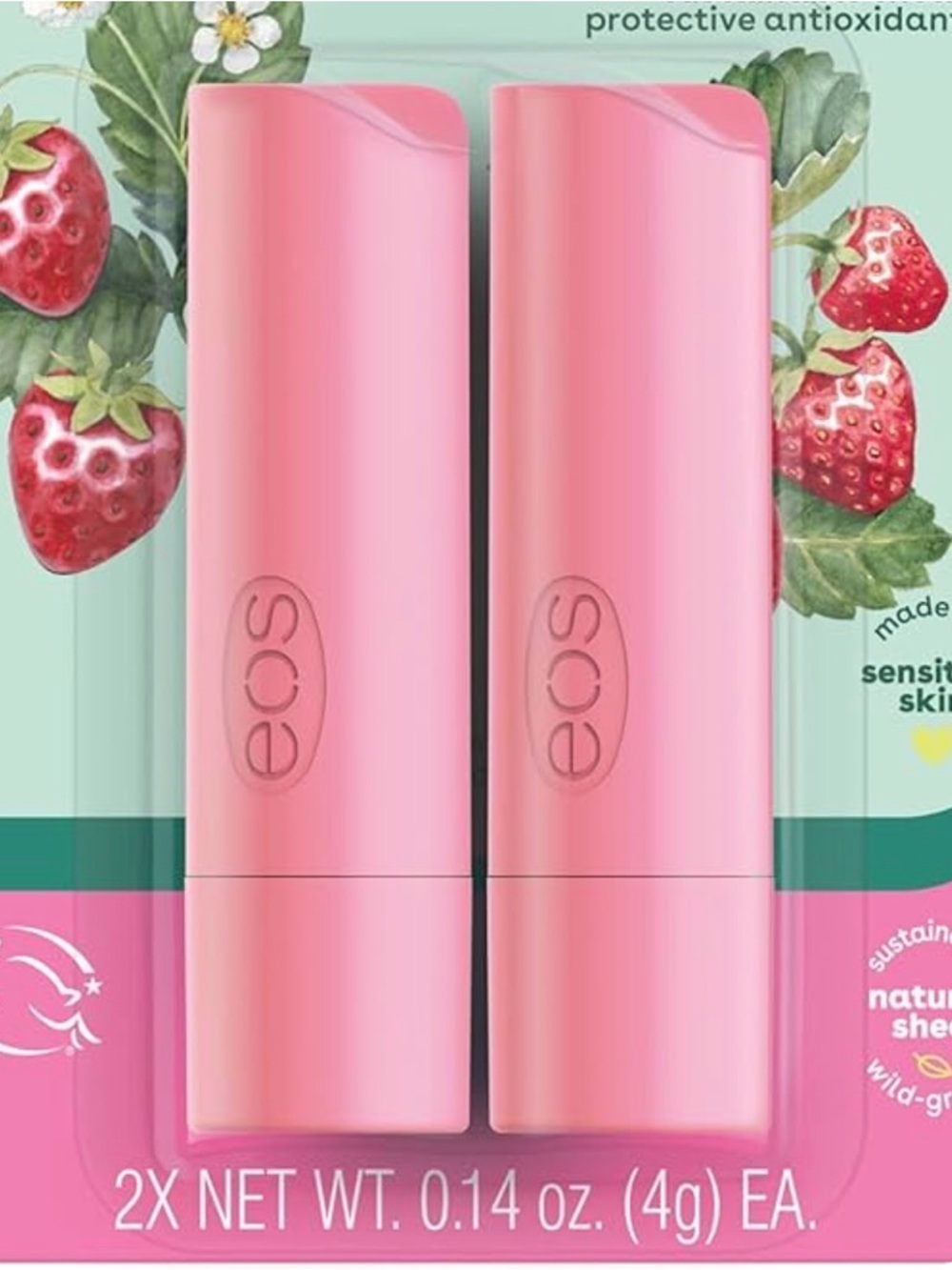 EOS Strawberry Sorbet Lip Balm (2-pack)